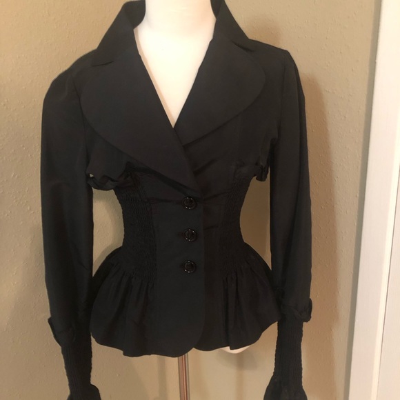 TOMASO STEFANELLI Black Blouse - Picture 1 of 7